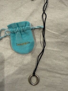 Tiffany&Co O letter with drawstring